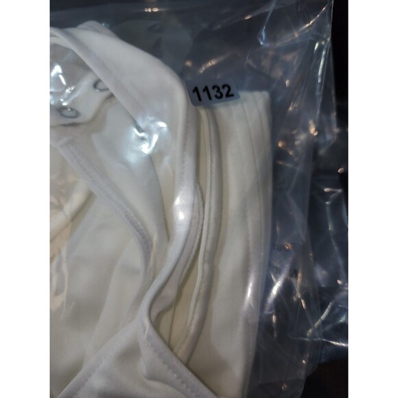 Intempo Thong Bodysuit Pink Womens Size Small White One Piece Party Snap Closer - Picture 6 of 6